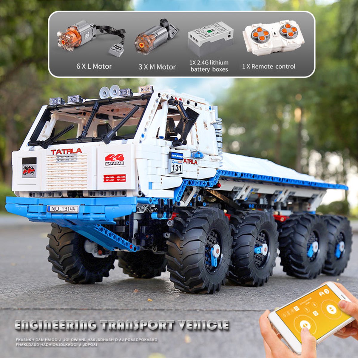 De Arakawa Tow off-road Truck TATRA 813 8×8 model (3647 stuks)