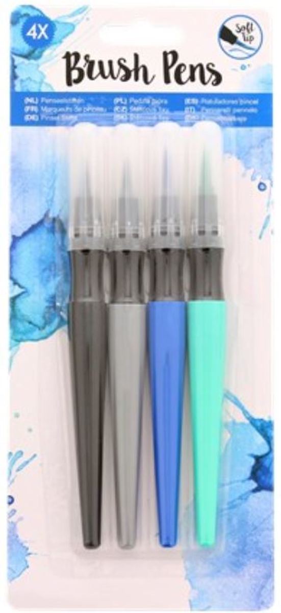 Brush  s, 4 kleuren set