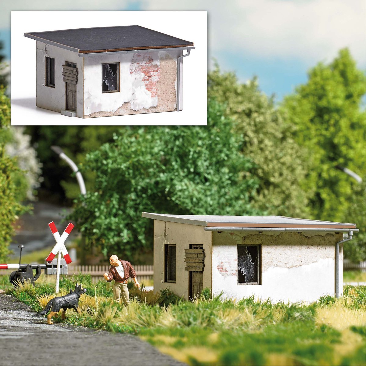 Busch - Alter Schrankenposten H0 (5/22) *bu1952 - modelbouwsets, hobbybouwspeelgoed voor kinderen, modelverf en accessoires