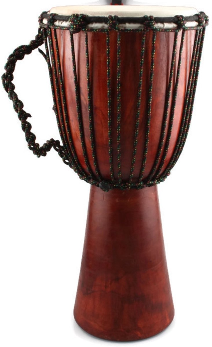 Professionele djembe 60 cm Ø 28-30 cm plantage  mahoniehout