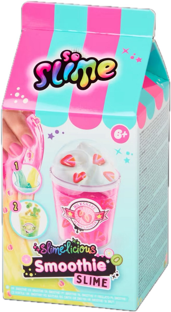 Canal Toys Smoothie Slijm – DIY knutselset assorti – maak je eigen slijm – kleurrijk en grappig – creatieve verrassing voor kinderen