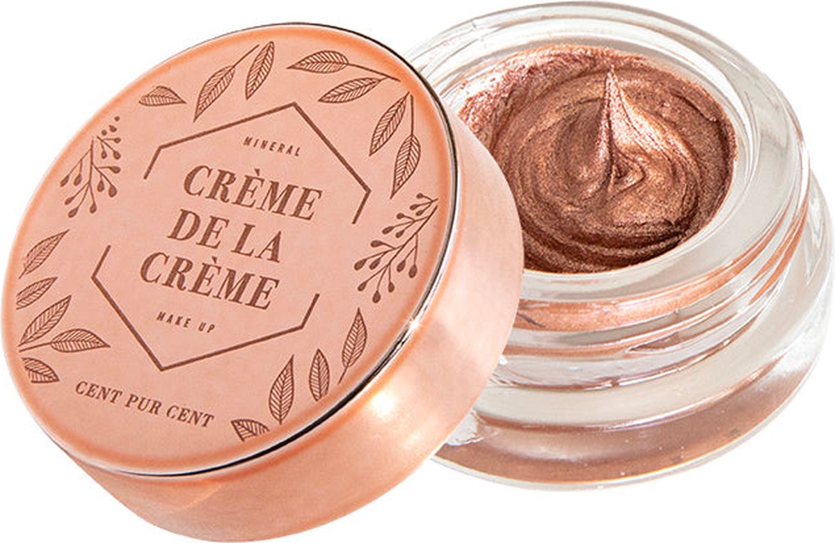 Cent Pur Cent Creme de la Creme Barbe à Papa - Oogschaduw crème - Easy to use - Intense kleur