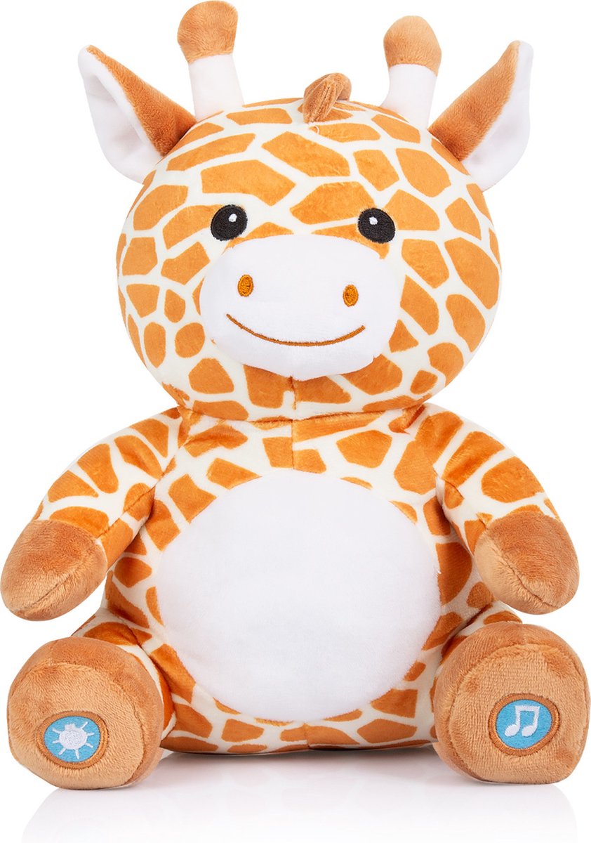 Chipolino Pluche Baby Nachtlamp Knuffelgiraf Met Muziek & Licht
