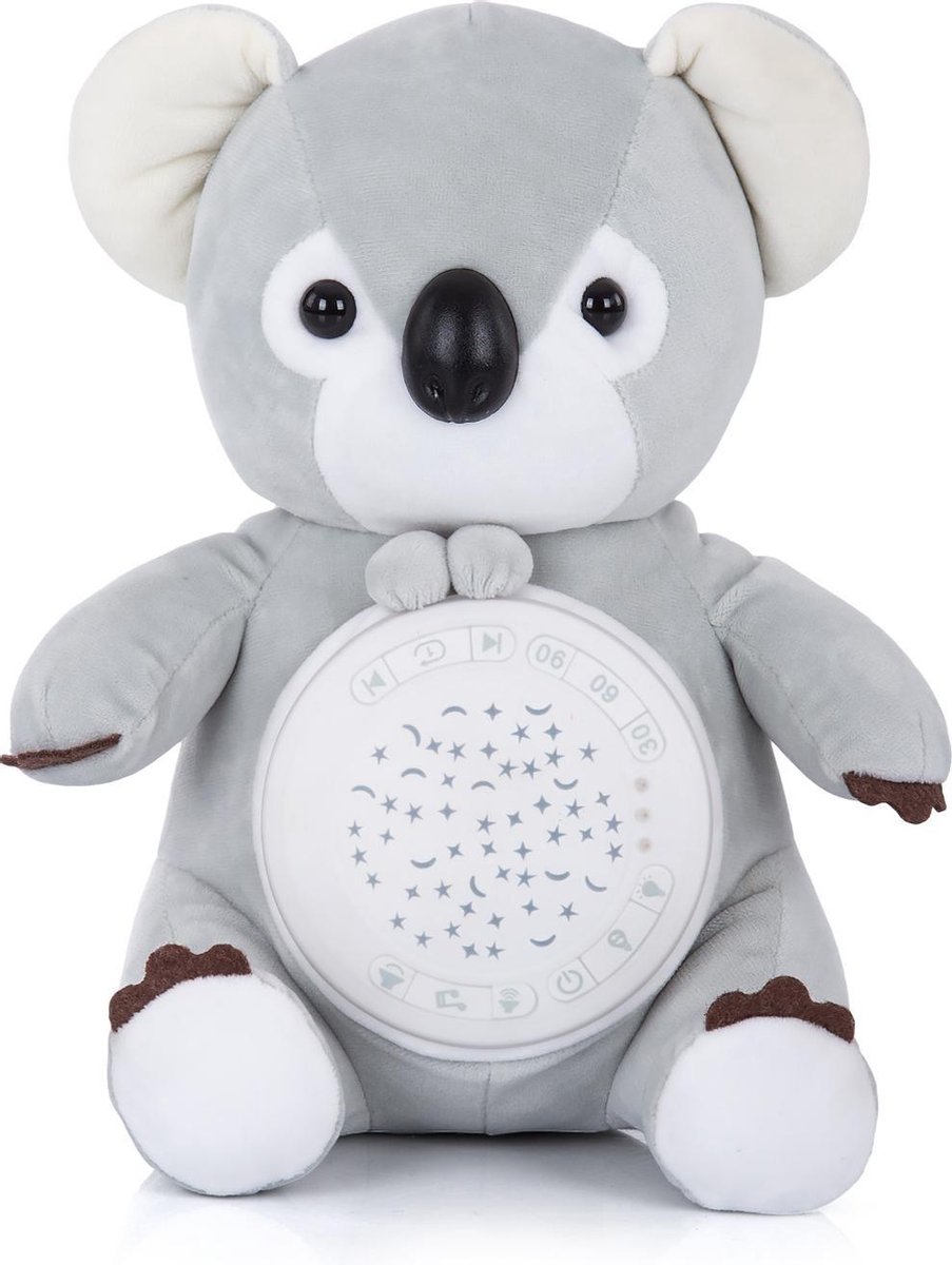 Chipolino Rustgevende knuffel Koala met lichtprojector & muziek