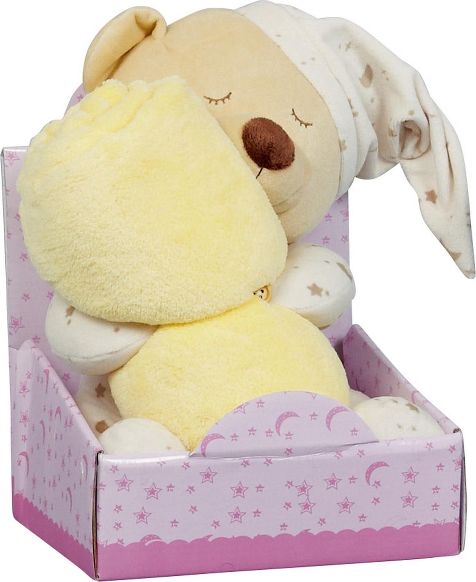 Christmas Shop Bedtijd Bear met deken (Geel)