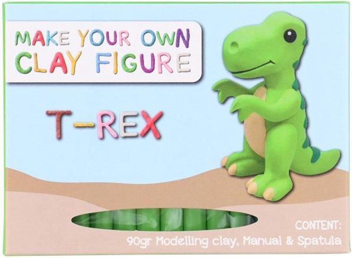 Color Crafts - Maak je eigen kleifiguur - Knutselen voor kinderen - Dino