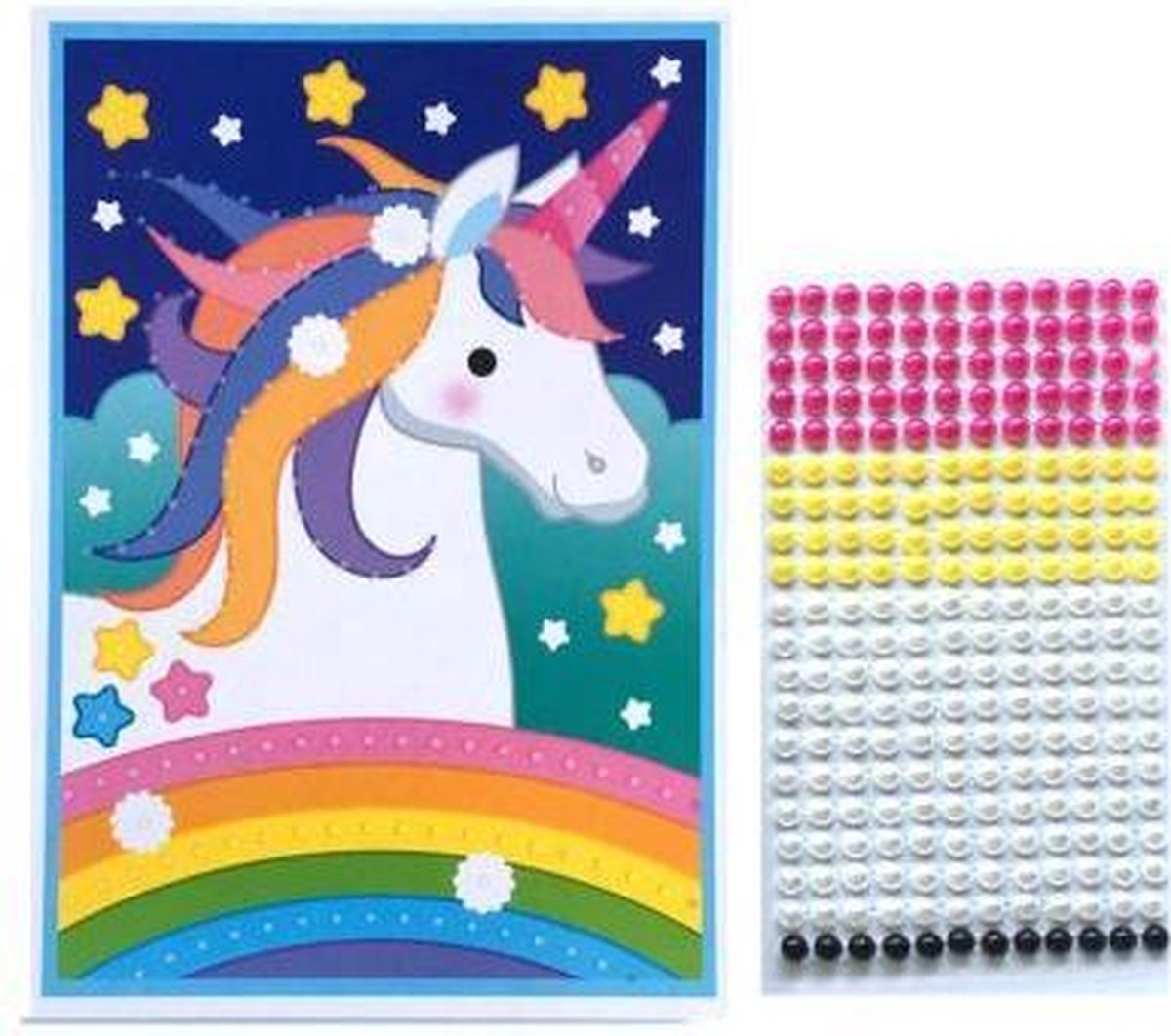 Maak je eigen kralenkunst - Kralen - Knutselen voor kinderen -- Bead Art - Diamond painting - Stickers - Unicorn - Eenhoorn