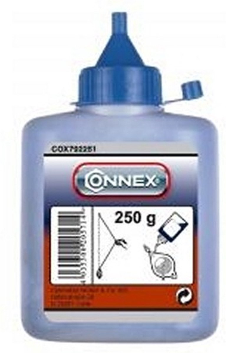 Connex COX792251 Slaglijnpoeder 250gr Blauw