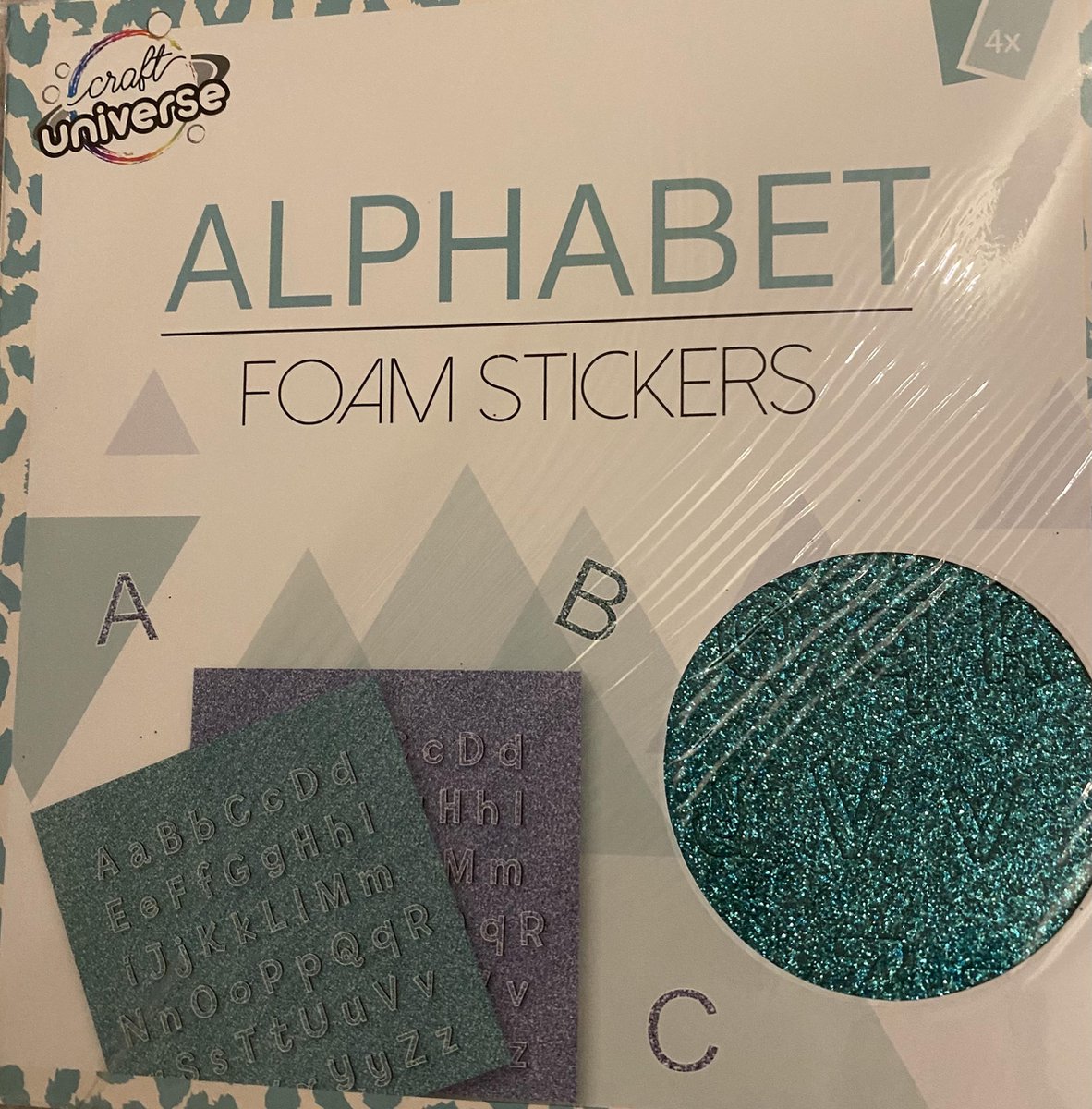 Alfabet foam stickers