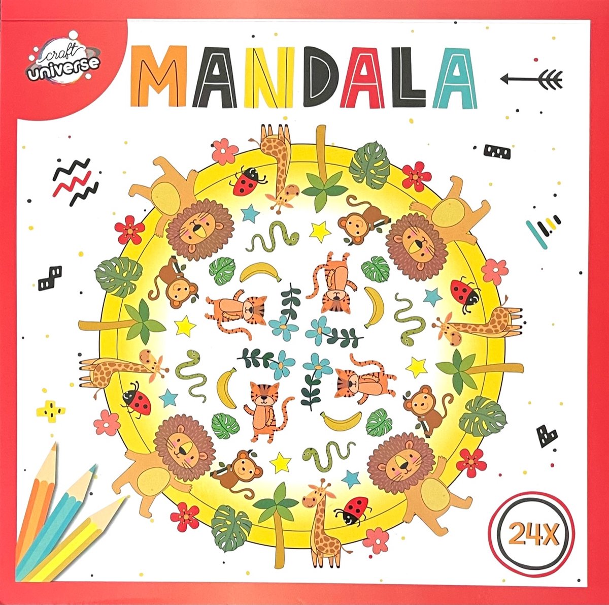 Mandala Kleurboek voor Kinderen Safari Fun