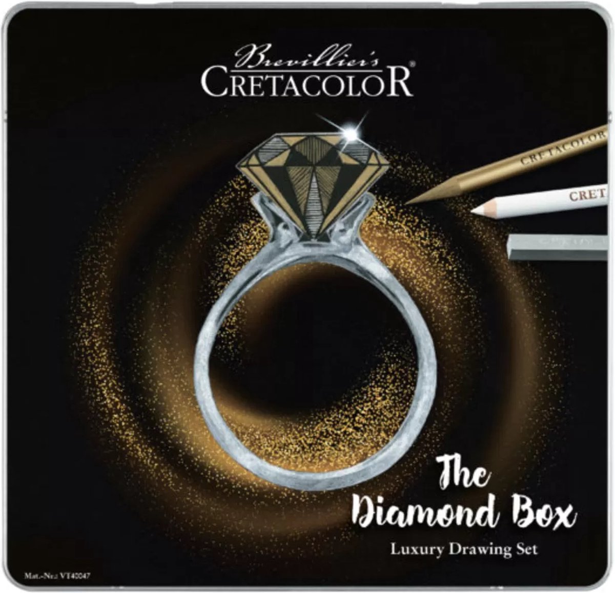 Cretacolor - Diamond Tekenset Box - 15 delig