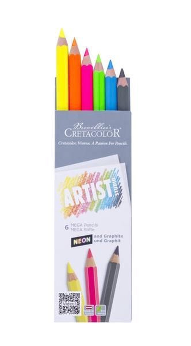 Cretacolor Artist Studio Neon 5 stuks