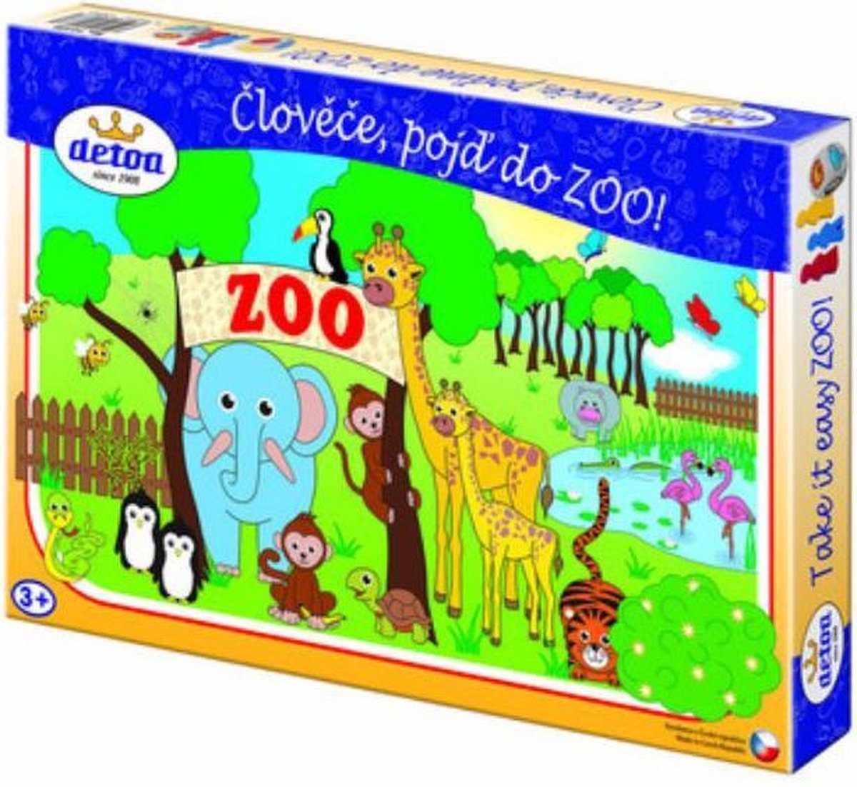 Detoa Bordspel Dierentuin Junior Hout