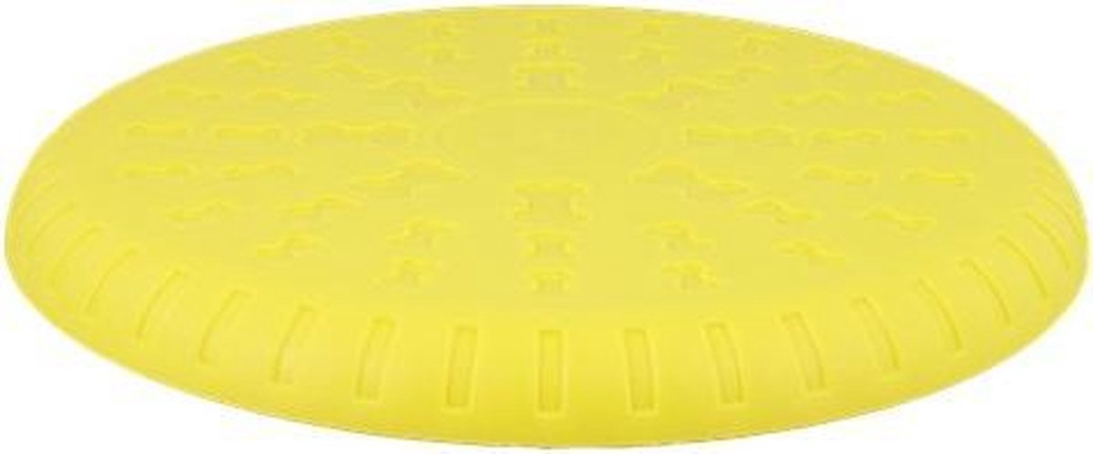 Dog toy - Frisbee - Speelgoed Frisbee Hond - Hondenspeelgoed - 23cm - Geel