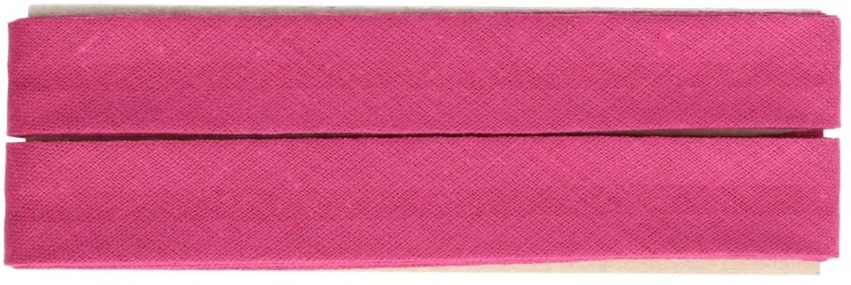 Biaisband katoen 12mm breed - lengte 5 meter - kleur paars 791