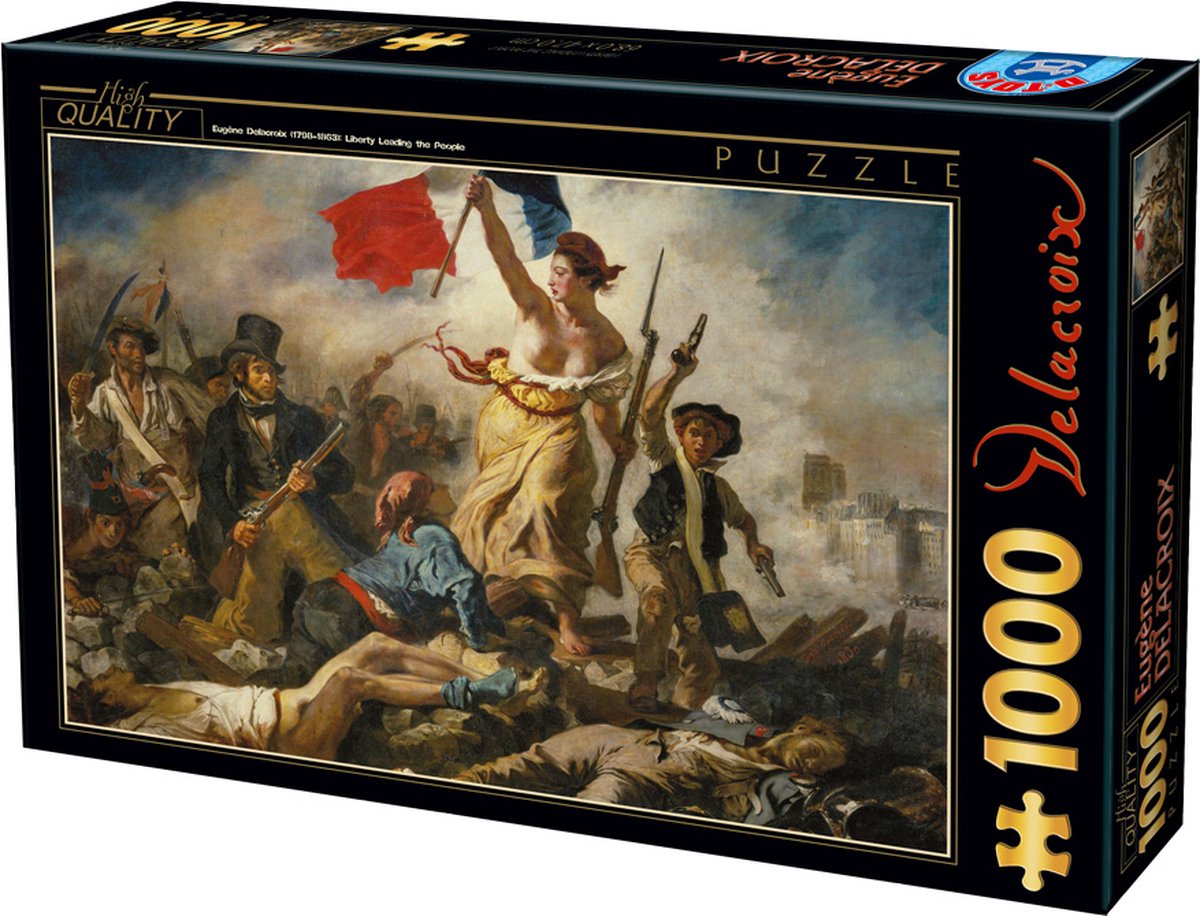 Eugene Delacroix Liberty kunst legpuzzel 1000