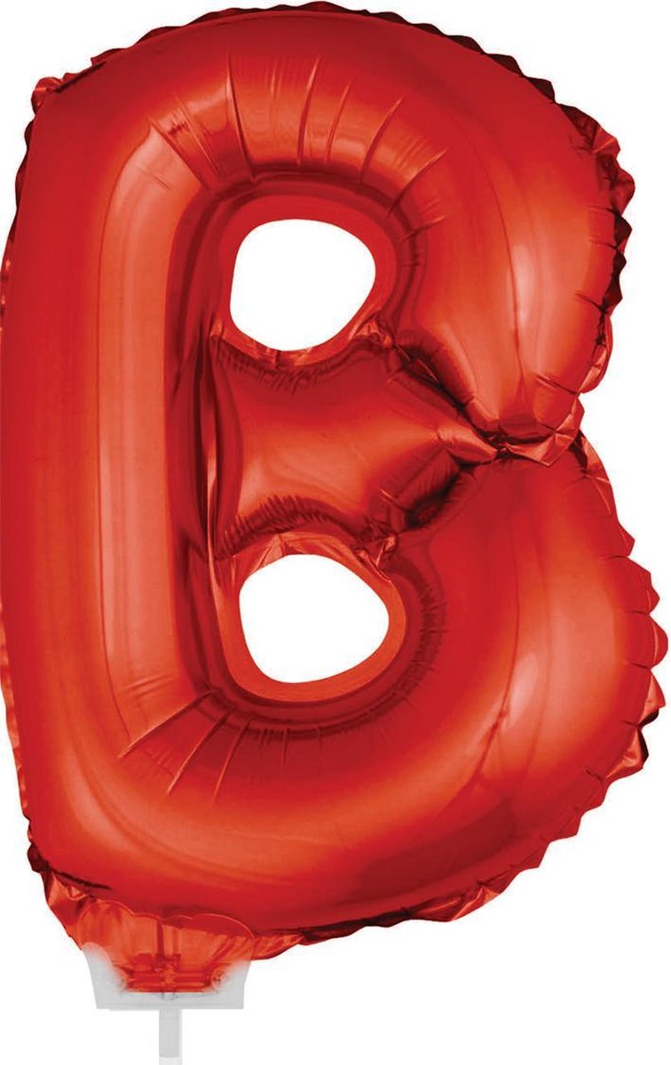 Folie ballon letter B Rood