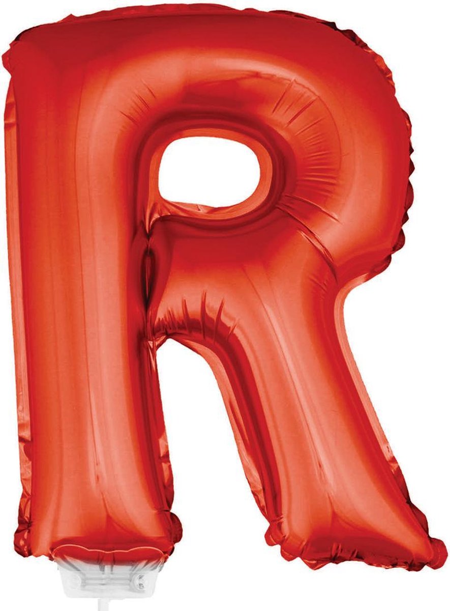 Folie ballon letter R Rood