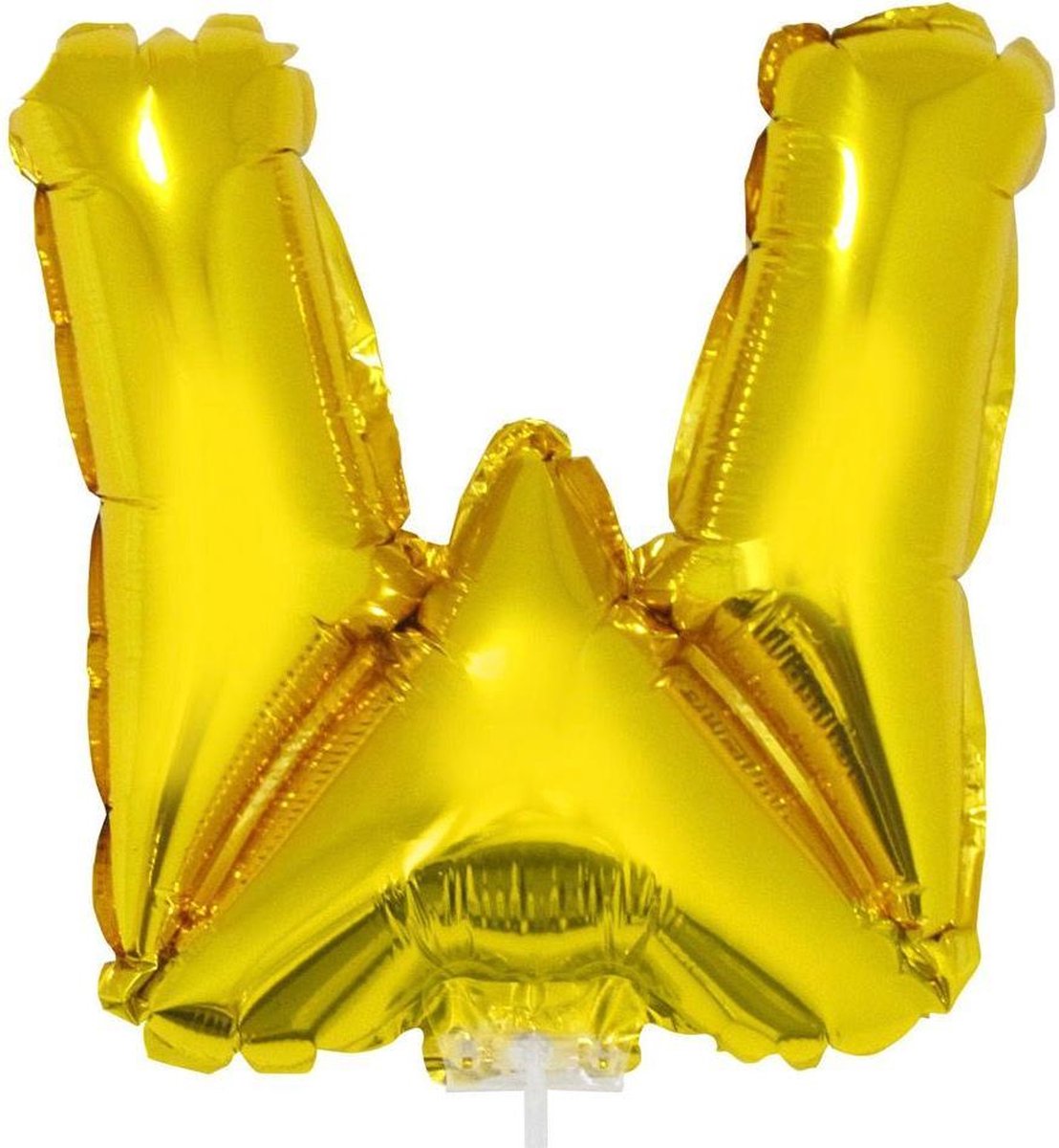 Folie ballon letter W Goud