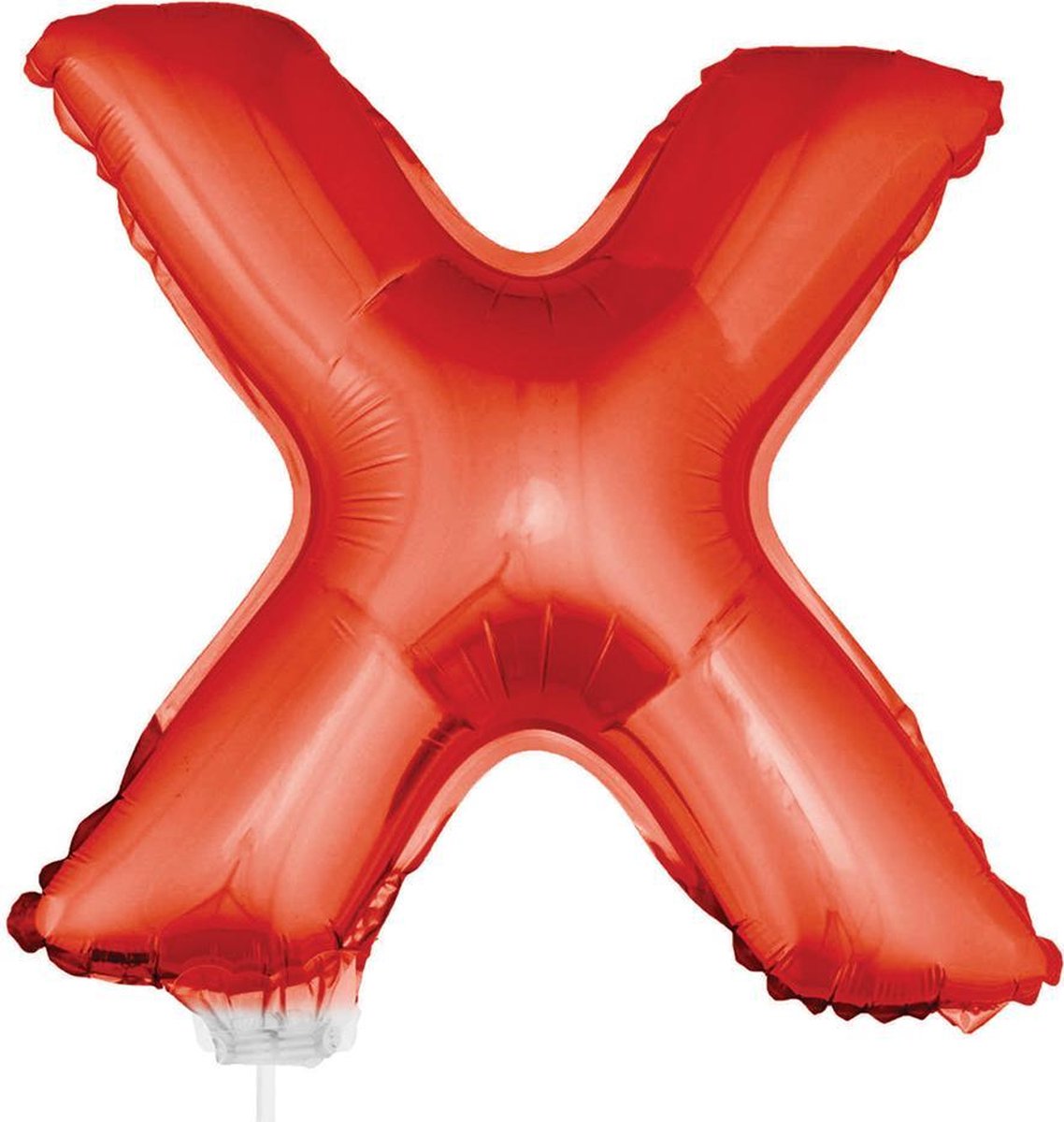 Folie ballon letter X Rood