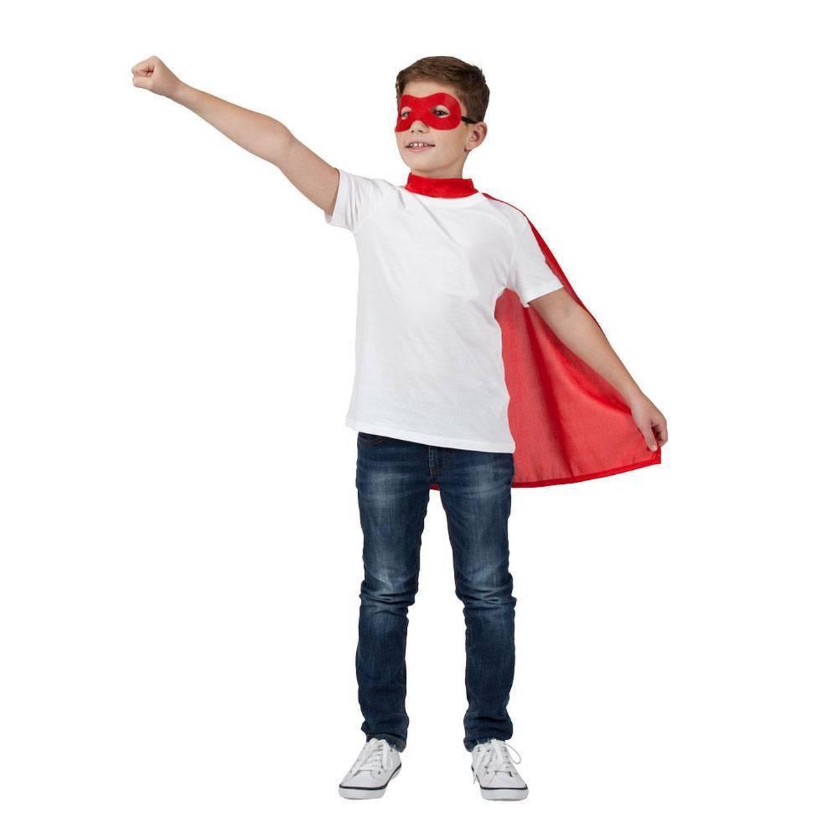 Kinder Super Hero Cape & Mask - zwart