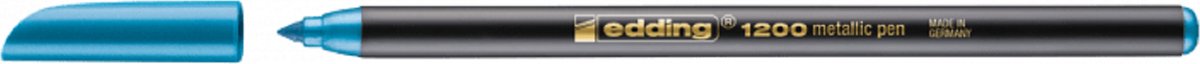 Edding 1200 colourpen 073 blauw metallic