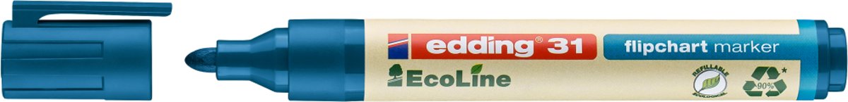 Edding 31 Ecoline Flipchart Marker Blauw