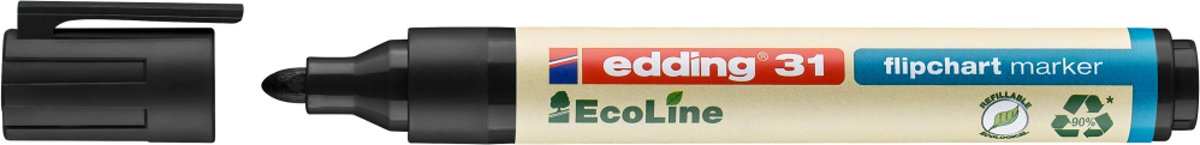 Edding 31 Ecoline Flipchart Marker Zwart