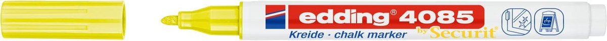 Edding 4085 krijtmarker neon geel