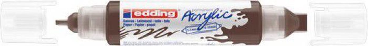 Edding 5400 3D double liner - Acrylmarker - Chocoladebruin (907)