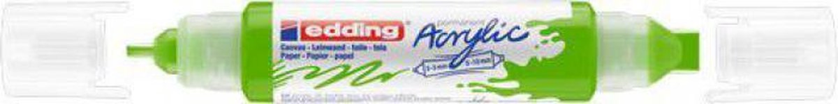 Edding 5400 3D double liner - Acrylmarker - Geel Groen (927)