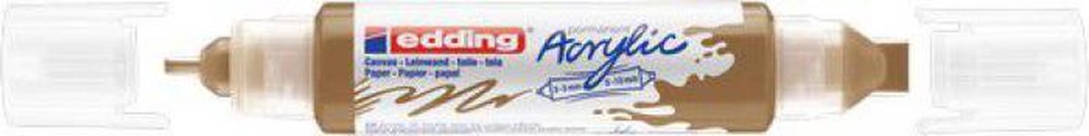 Edding 5400 3D double liner - Acrylmarker - Goud (924)