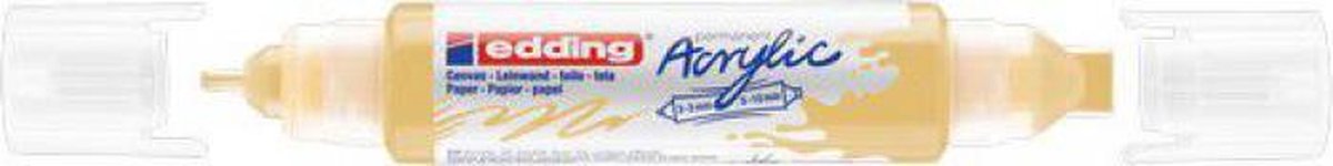 Edding 5400 3D double liner - Acrylmarker - Pastel Geel (915)