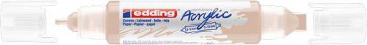 Edding 5400 3D double liner - Acrylmarker - Warm Beige (255)