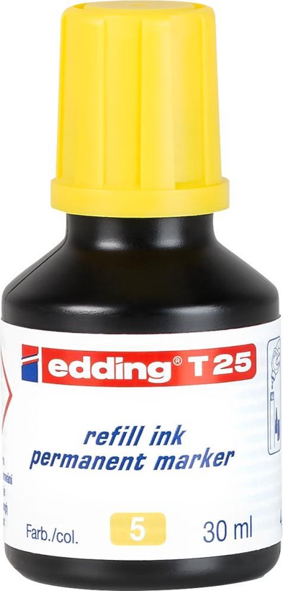 Edding T 25 Navulinkt Geel