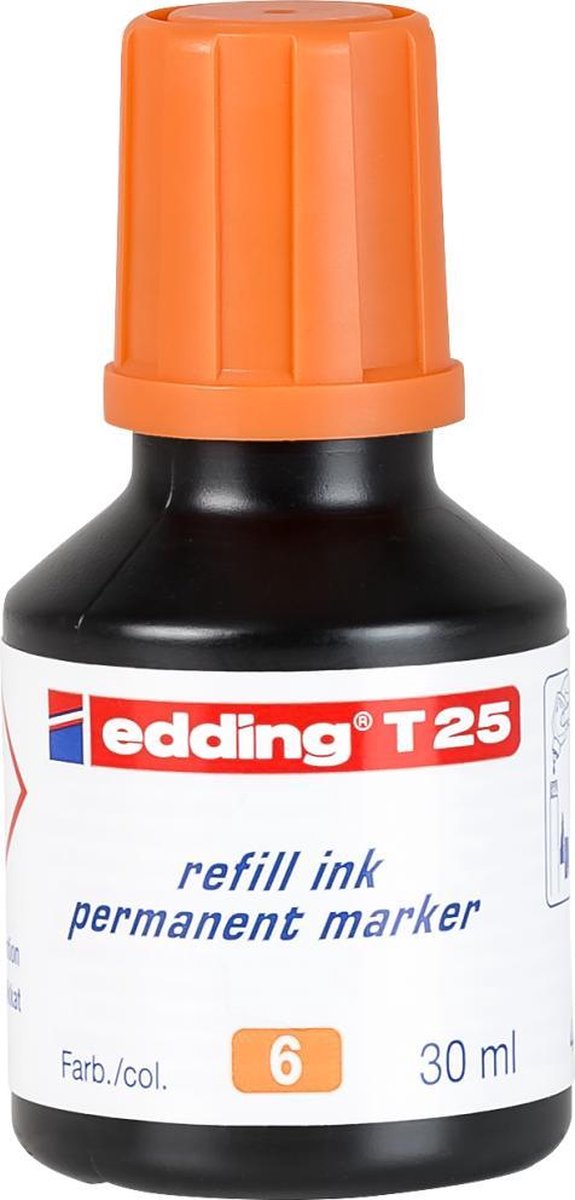 Edding T 25 Navulinkt Oranje