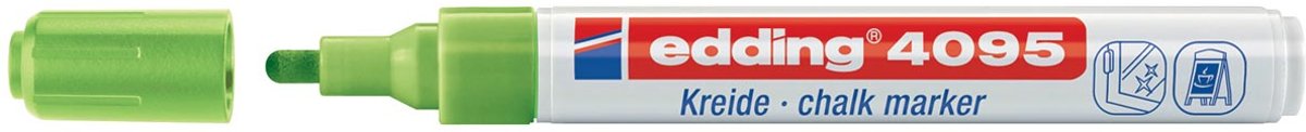 Edding krijtmarker e-4095 licht groen