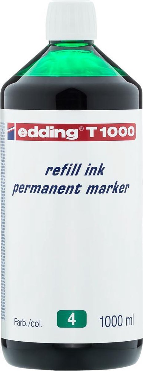 Edding navulinkt voor permanent markers – 1000ml - Groen