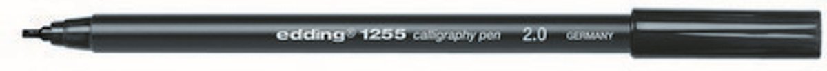 edding-1255 kalligrafie pen zwart