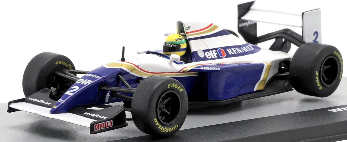 Atlas - Modelcar - 1:43 - Williams FW16 number 2 - Ayrton Senna Brasilien GP 1994