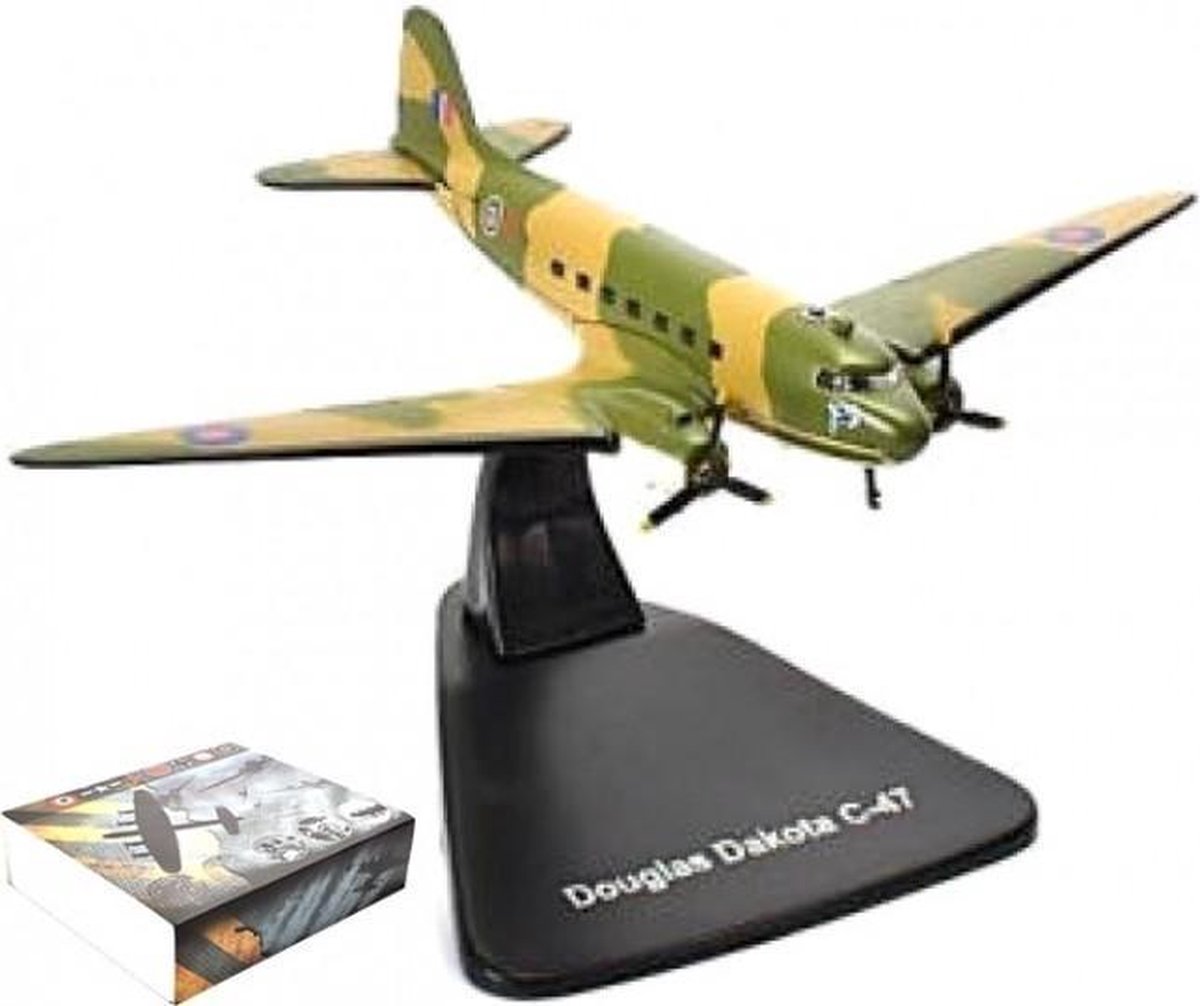 Douglas DAKOTA C-47 U.S. ARMY AIR FORCE - VLIEGTUIG MINIATUUR 1:144