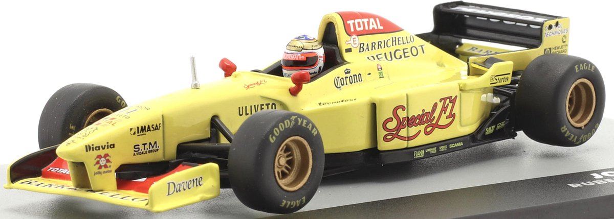 EDITION ATLAS MINIATUUR F1 1:43 - JORDAN 196 RIBENS BARRICHELLO