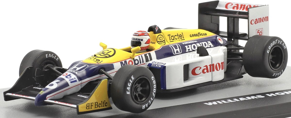 EDITION ATLAS MINIATUUR FORMULE 1 AUTO 1:43 - WILLIAMS FW11B NELSON PIQUET 1997