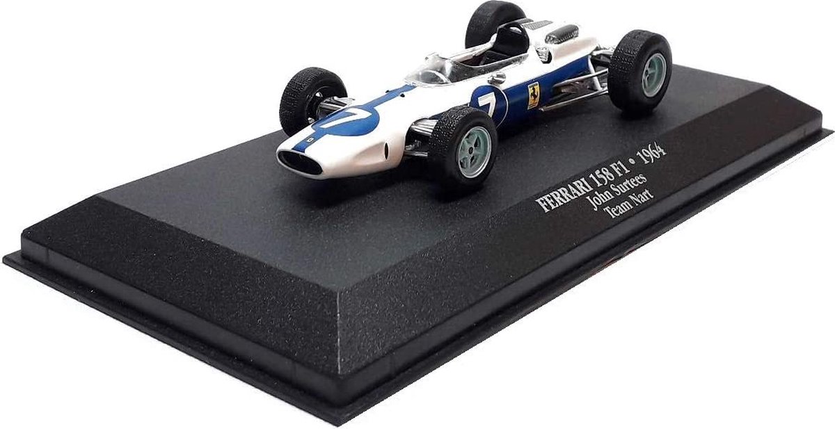 Edition Atlas Ferrari Collection - Ferrari 158 F1 John Surtees 1964 - Miniatuur F1 auto 1:43