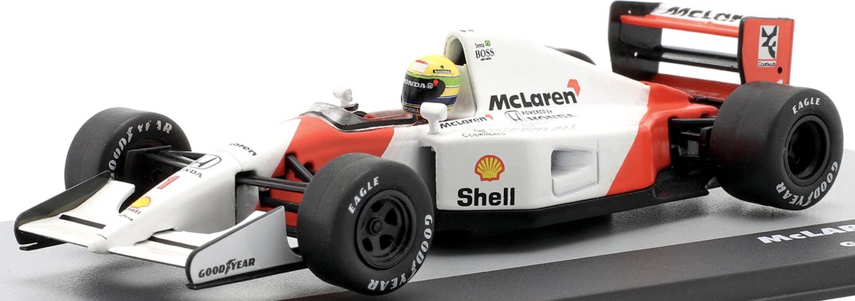 Edition Atlas miniatuur F1  1:43 -  Mclaren MP4/7 - Ayron Senna - G.P. Duitsland 1992