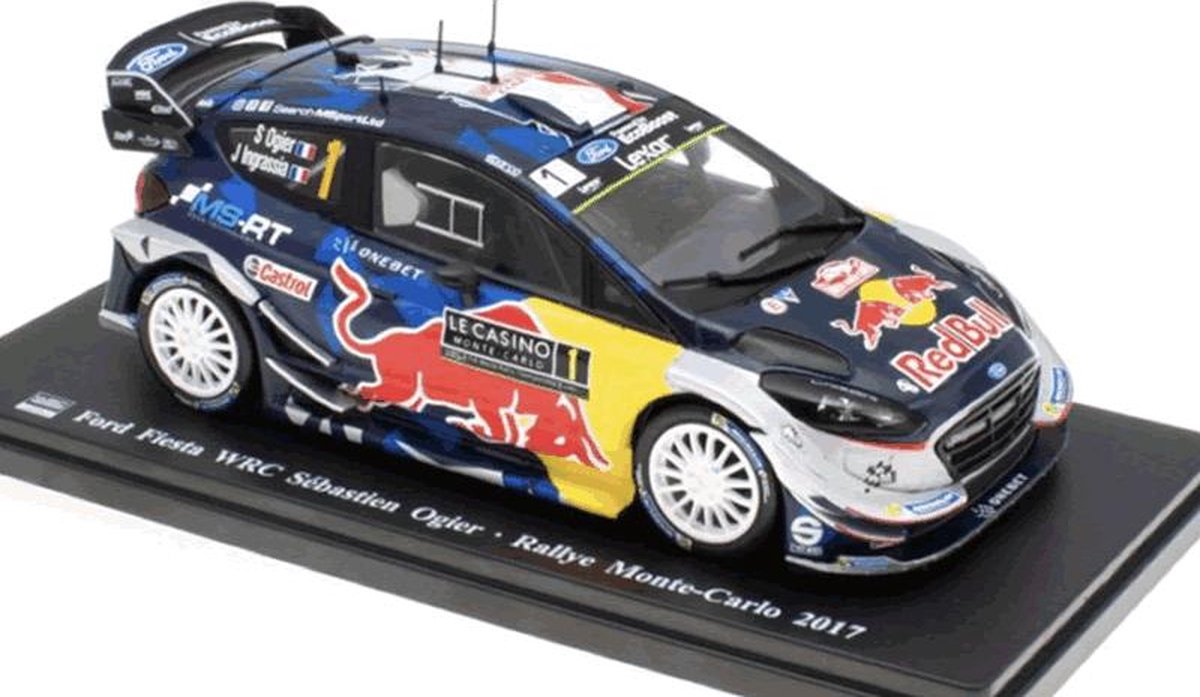 Ford Fiesta WRC - Ogier - Rally Monte Carlo 2017 - Atlas modelauto 1:24