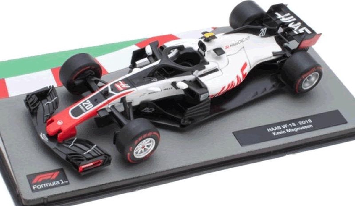 HAAS VF-18 KEVIN MAGNUSSEN 2018 - Edition Atlas miniatuur Formule 1 auto 1:43