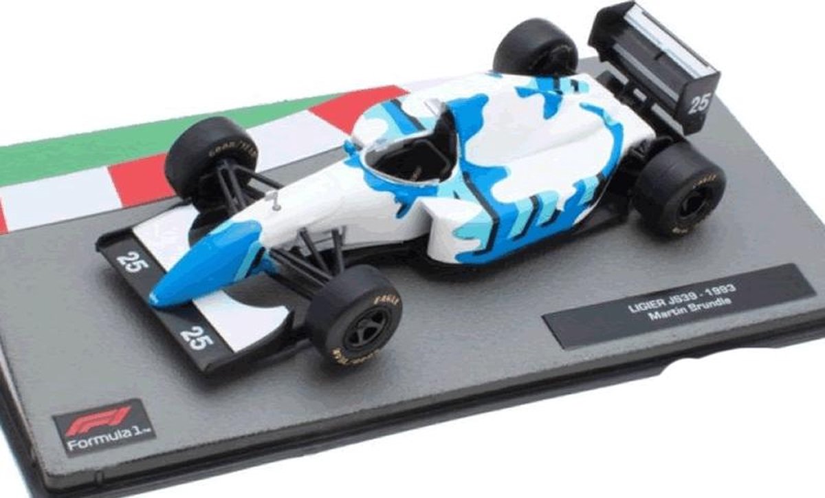 Ligier JS39 MARTIN BRUNDLE 1993 - Edition Atlas miniatuur Formule 1 auto 1:43