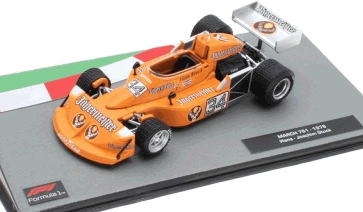 March 761 HANS JOACHIM STUCK 1976 - Edition Atlas miniatuur F1 auto 1:43