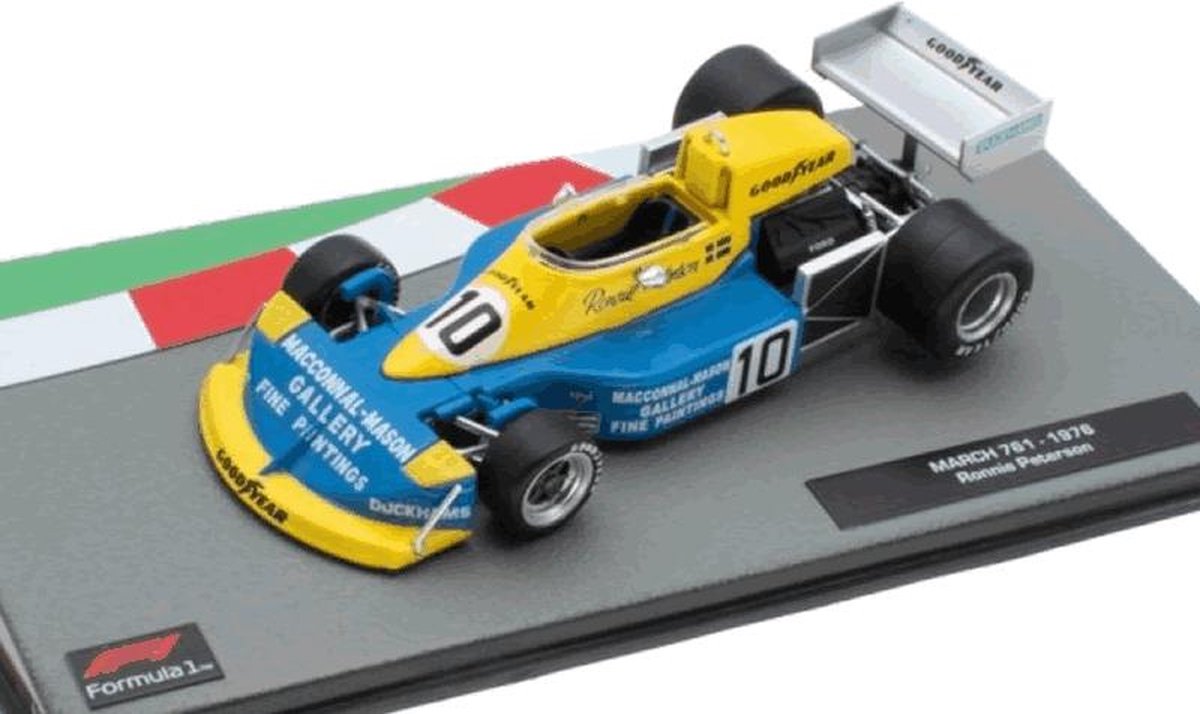 March 761 RONNIE PETERSON 1976 - Edition Atlas miniatuur Formule 1 auto 1:43